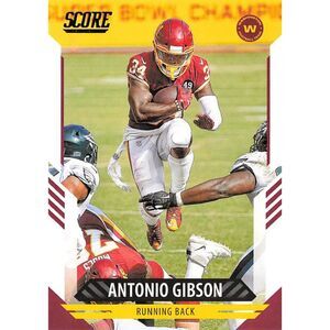 2021 Score Football Card - #80 Antonio Gibson